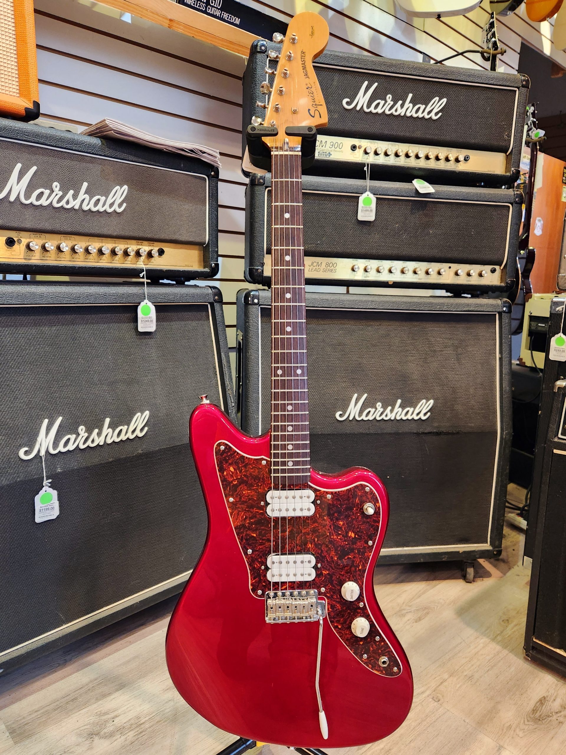 ギター Squier by FENDER JAG MASTER VISTA SERIES 1996 Squier Vista Series Jagmaster Sunburst MIJ | eBay