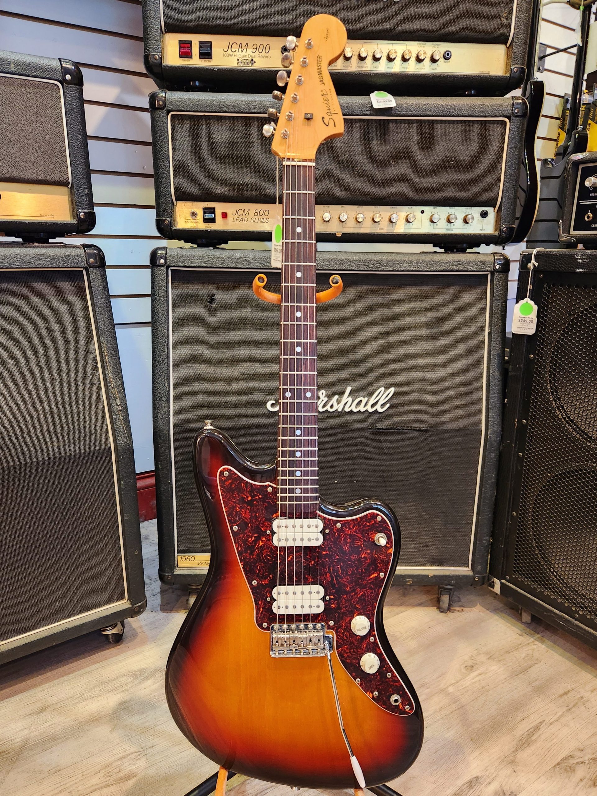 ギター Squier by FENDER JAG MASTER VISTA SERIES SQUIER JAGMASTER short scale offset guitar made in JAPAN