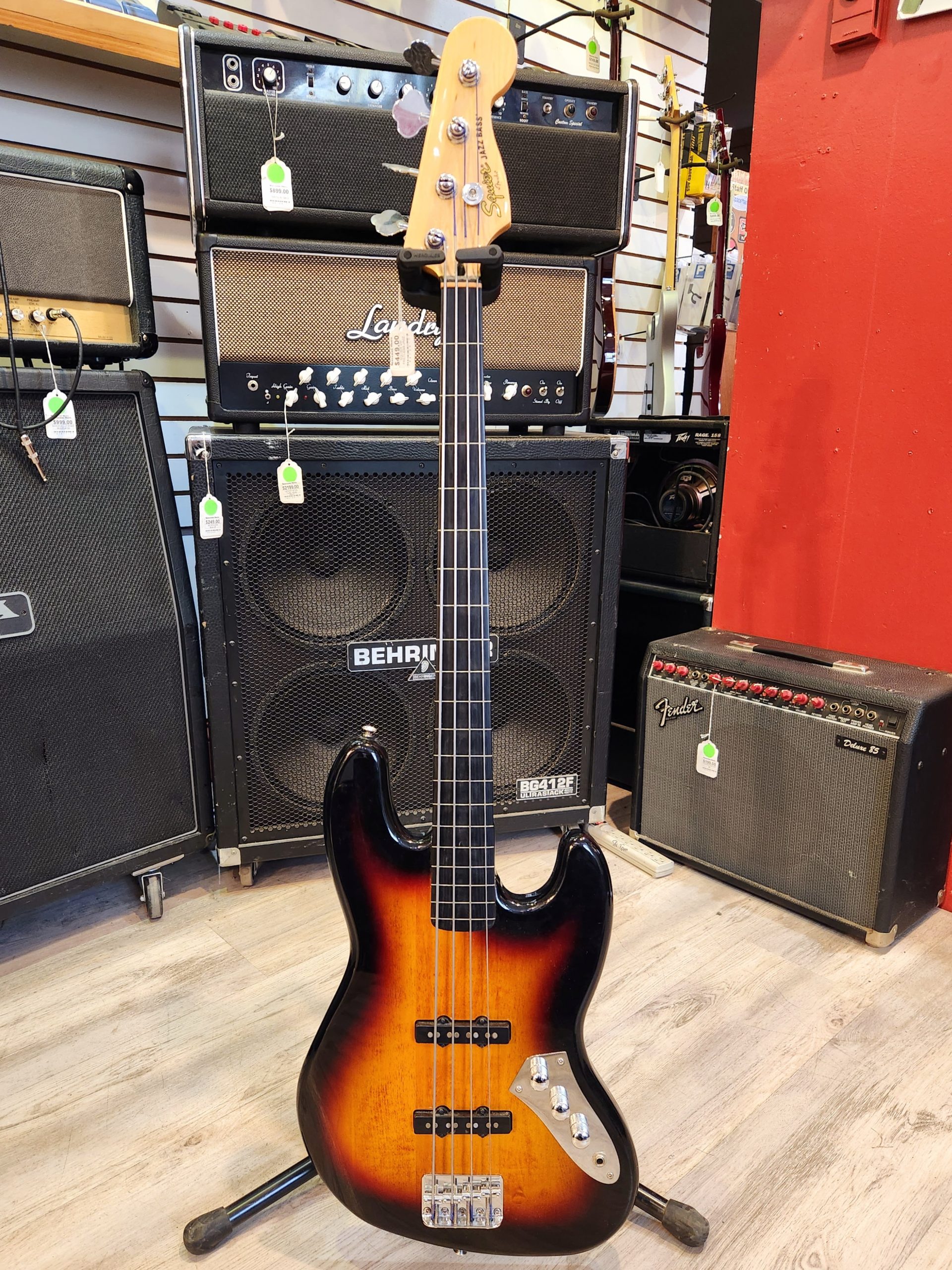 Squier Vintage Modified Fretless Jazz Bass