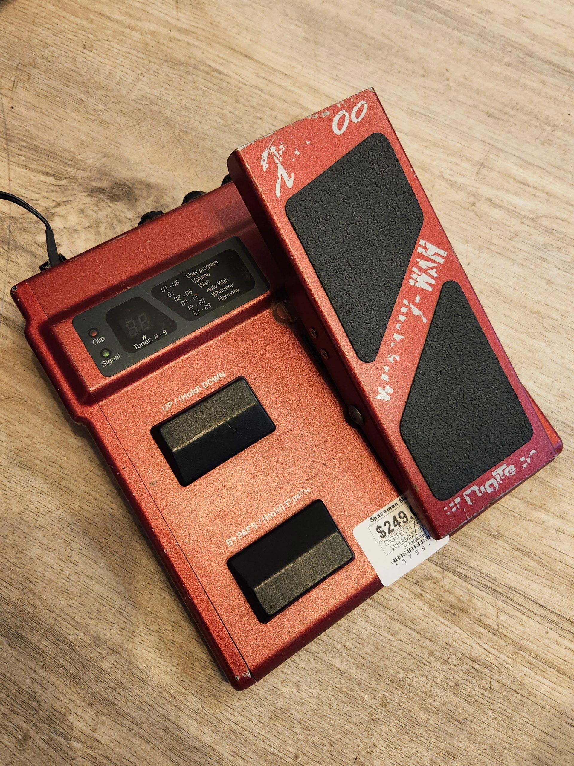 希少・名機】DigiTech XP100 Whammy Wah ワーミーワウ DigiTech XP-100 Whammy Wah - Spaceman Music