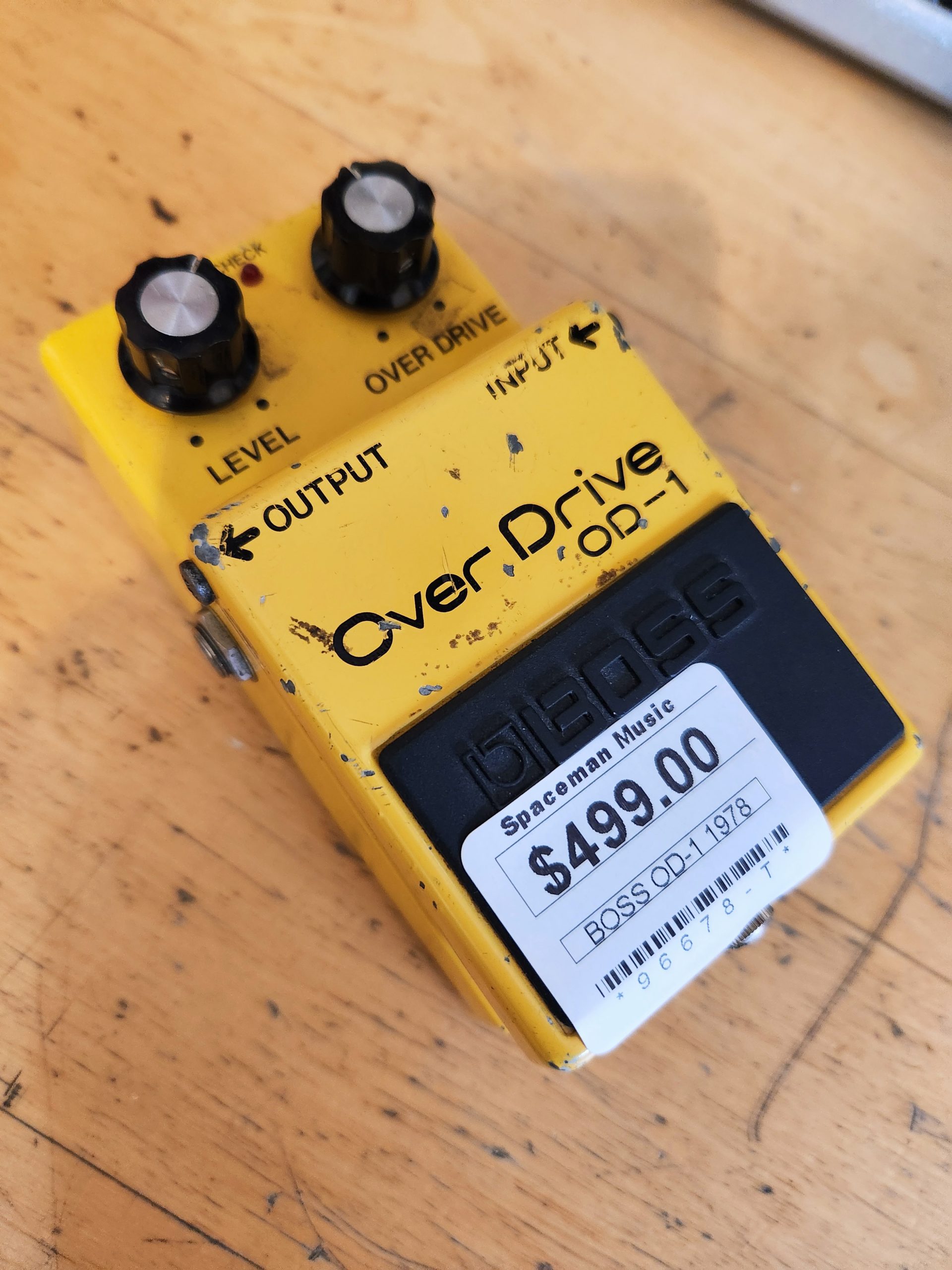 Boss OD-1 - 1978